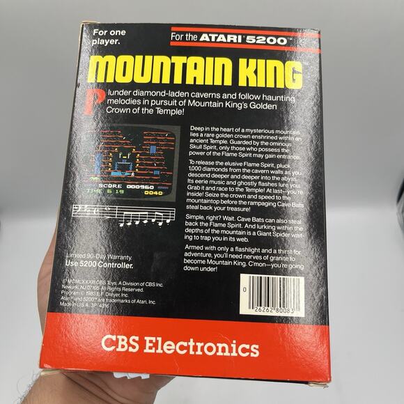 Mountain King (Atari 2600, 1983) Complete in Box CIB With Inserts - Picture 14 of 16